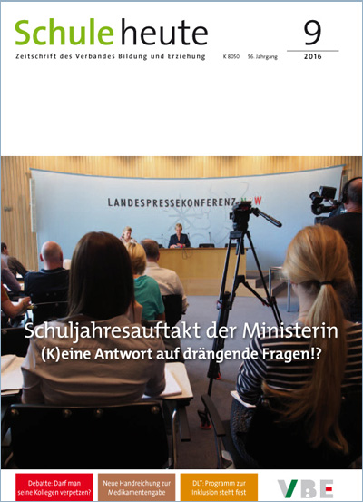 Schule heute Ausgabe September 2016